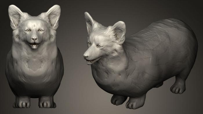 Animal figurines (STKJ_0046) 3D model for CNC machine